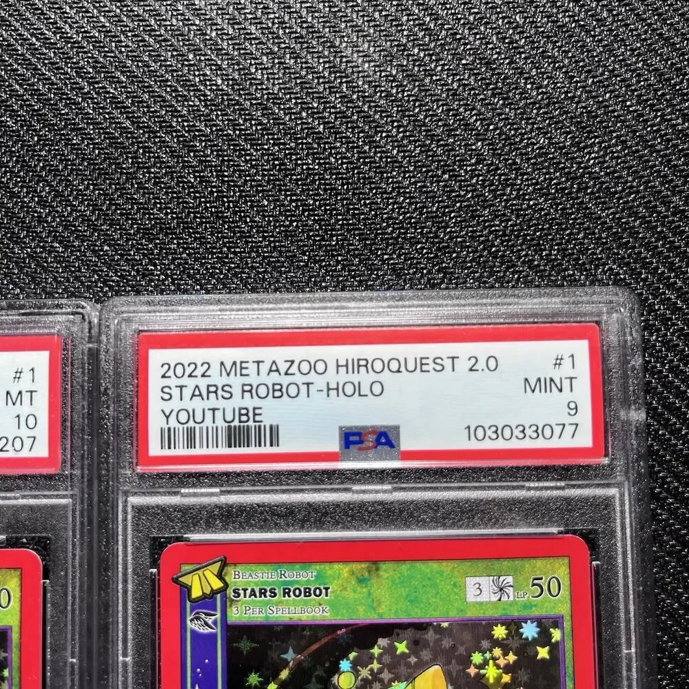 Metazoo Stars Robot Hiroquest PSA 10 Gem Mint + 9 Mint Lot Full Holo Mini Set